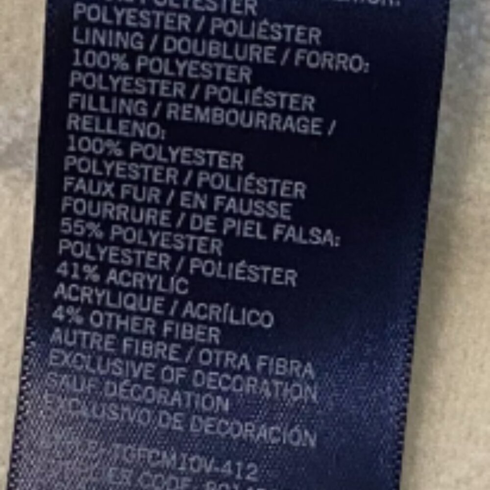 Tommy Hilfiger Girls' Long Length Heavyweight Puffer Jacket with Polar Fleece - Picture 5 of 6